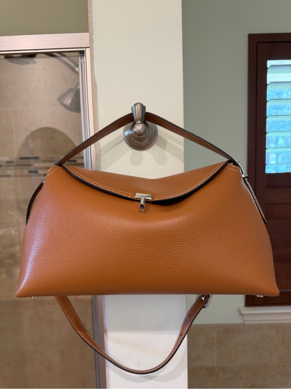 Toteme T-Lock leather bag